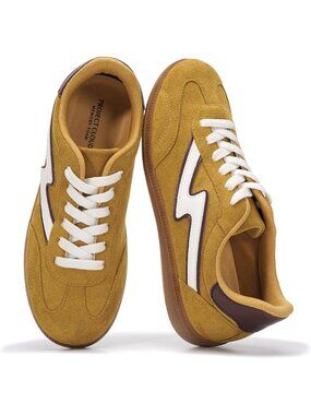 🆕Women's Mustered Sneakers Comfortable Fashion Lace Up Trendy Sneakers Casual